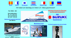 Desktop Screenshot of boote-raschke.de